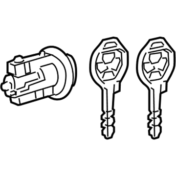 Toyota Corolla Ignition Lock Assembly - 69057-02350