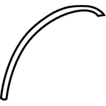 Toyota 61783-0C030-B0 Wheel Flare Pad, Gray, Rear
