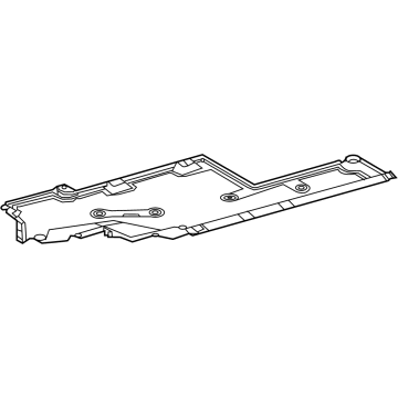 Toyota 58166-08070 Cover,  Front Floor,  LH