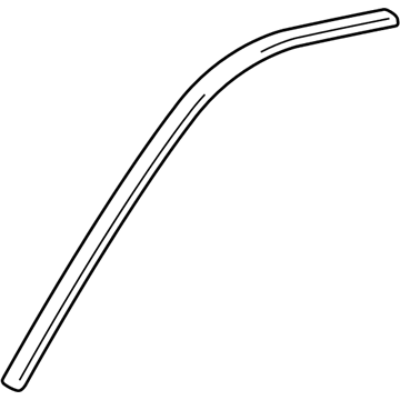 Toyota 75533-35041 Reveal Molding, Outside Passenger Side