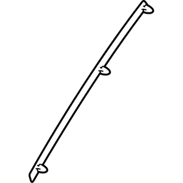 Toyota 75548-35010 Reveal Molding Fastener, Passenger Side