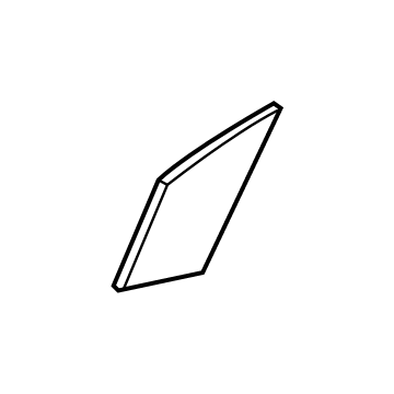 Toyota 68125-02010 Fixed Glass