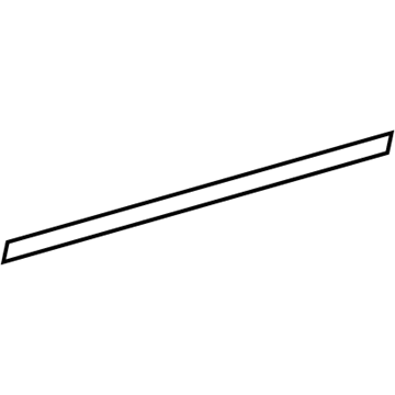 Toyota 75923-35020 Black Out Tape, Passenger Side