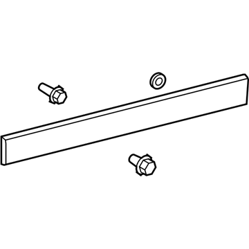 Toyota FJ Cruiser Door Moldings - 75072-35142