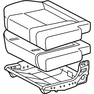 Toyota Seat Cushion - 79220-0C010-B0