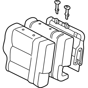 Toyota 79240-0C010-B0 Seat Back Assembly