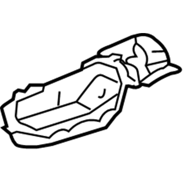 Toyota 58204-35051 Hinge Reinforcement