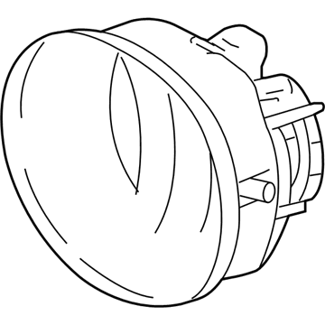 Toyota 81211-42061 Lamp Unit, Fog Lamp, Passenger Side