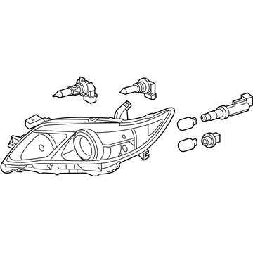 Toyota 81110-06520 Headlamp Assembly