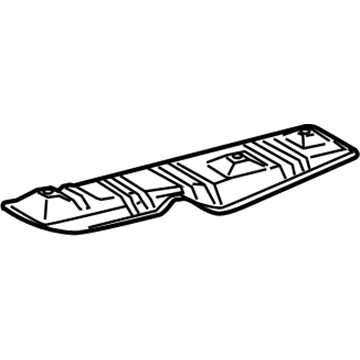 Toyota 58151-04071 Heat Shield, Front Passenger Side