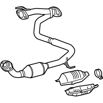 Toyota Tacoma Exhaust Pipe - 17450-0P200