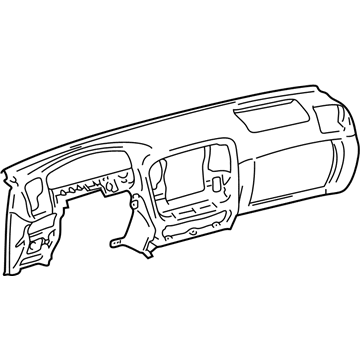 Toyota 55401-60201-B0 Pad Sub-Assembly, Instrument Panel Safety