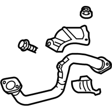 Toyota Matrix Exhaust Pipe - 17410-0D440