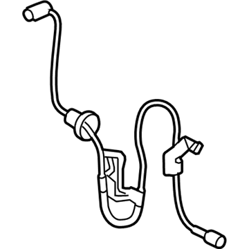Toyota 89516-33010 Wire, Skid Control Sensor, Passenger Side