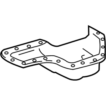 Toyota Land Cruiser Oil Pan - 12102-50090