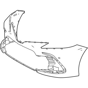 Toyota 52119-0X956 Bumper Cover