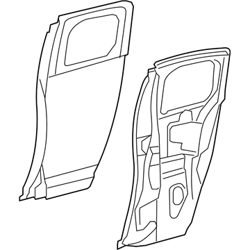 Toyota 67003-35222 Door Shell, Passenger Side