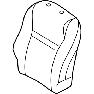 Toyota 71073-0Z330-B0 Seat Back Cover, Gray, Passenger Side