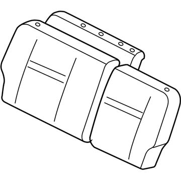 Scion 71603-5D080-C0 Seat Back Pad