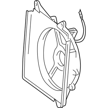 Toyota Fan Shroud - 16711-0A080