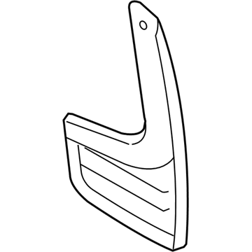 Toyota 76626-42180 Mud Guard, Rear Driver Side