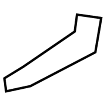 Toyota 75998-0R010 Protect Strip, Lower Passenger Side