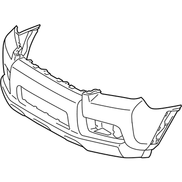 Toyota 52119-35910 Bumper Cover, Front Driver Side