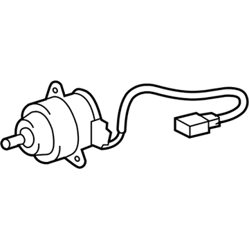 Toyota 16363-0A210 Fan Motor, Passenger Side