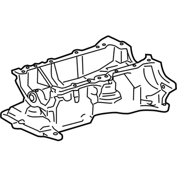 Toyota Prius Oil Pan - 12111-21060