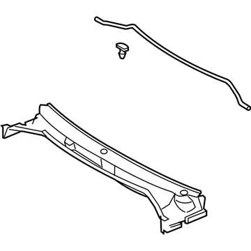 Toyota 55708-60091 Cowl Grille, Front