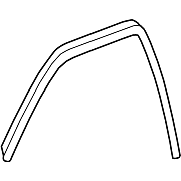 Toyota 75753-0C020 Frame Molding, Upper Passenger Side