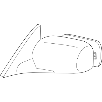 Toyota 87910-AA907 Mirror Assembly, Rear Outer Passenger Side