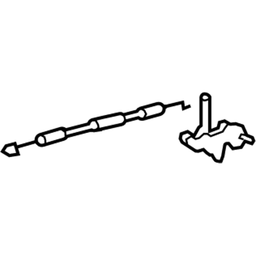 Toyota 72068-0C010 Release Lever
