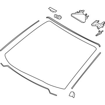 Toyota Grand Highlander Windshield - 56101-0ED10