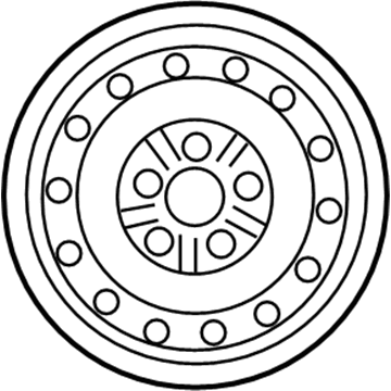 Toyota Solara Spare Wheel - 42611-AE021