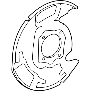 Toyota Land Cruiser Backing Plate - 47704-60100