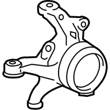 Toyota 43212-04060 Knuckle, Driver Side