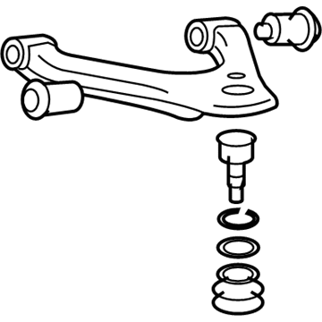Toyota 48610-04010 Upper Control Arm, Passenger Side