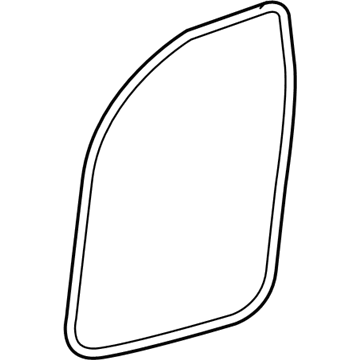 Toyota 62311-04080 Surround Weatherstrip, Passenger Side