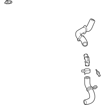 Toyota Highlander Radiator Hose - 16057-F0070