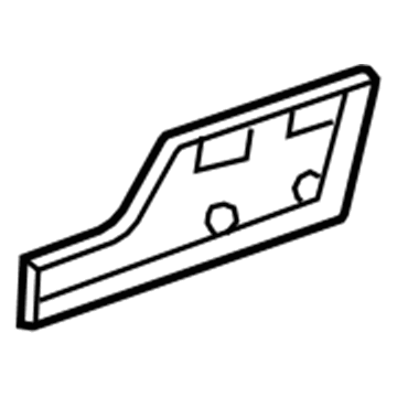 Toyota 75815-35012 Finish Molding, Passenger Side