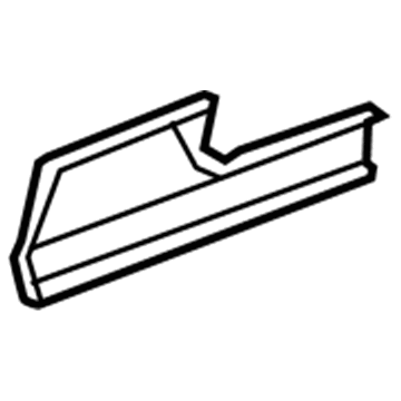Toyota 75816-35012 Finish Molding, Driver Side