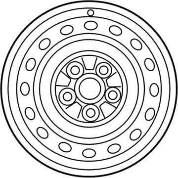 Toyota Matrix Spare Wheel - 42611-02A30