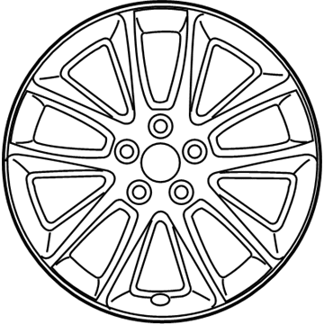 Toyota Matrix Spare Wheel - 42611-02A50
