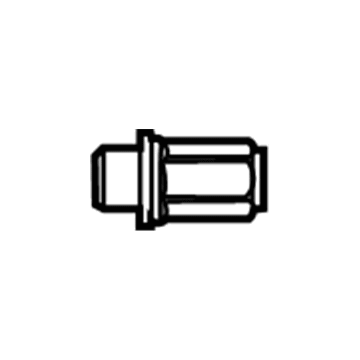 Toyota 90942-01088 Wheel Nut, Rear