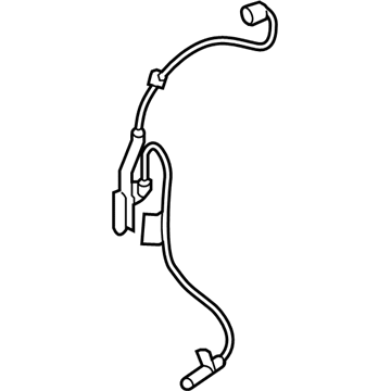 Toyota 89542-0R010 ABS Sensor, Front Passenger Side