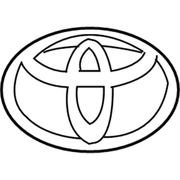 Toyota 90975-02099 Emblem, Rear