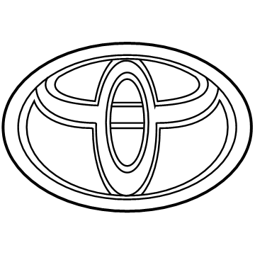 Toyota 75403-12040 Emblem, Rear