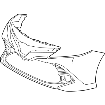 Toyota 52119-0X955 Bumper Cover