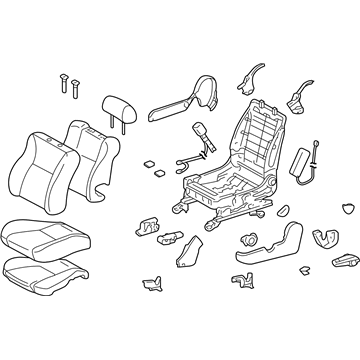 Toyota 71200-02L70-B6 Seat Assembly